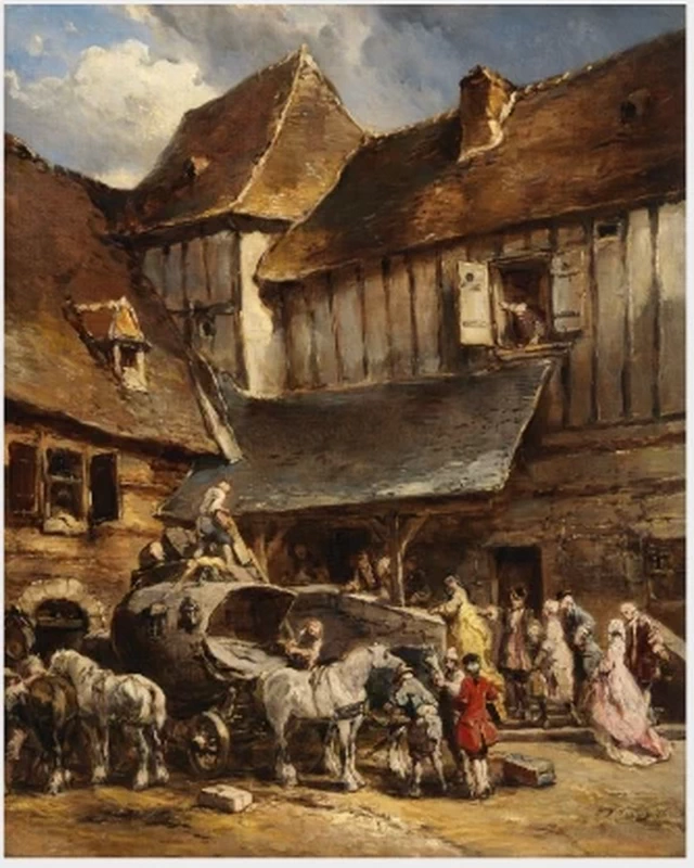 L'arrivo della diligenza - National Gallery of Ireland